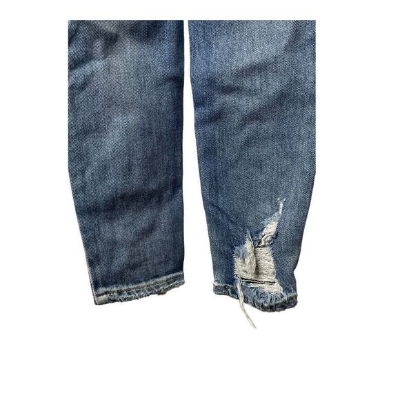 Free People We The Free Denim Distressed Ripped Skinny Button Fly Jeans Size 24 - Picture 13 of 16